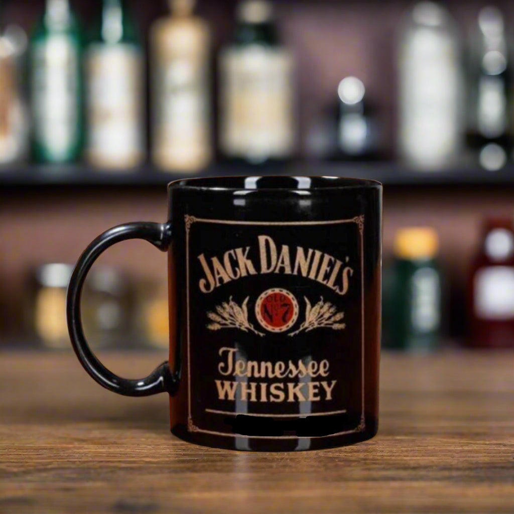 Jack Daniel’s Late 80’s Black Mug - The Whiskey Cave