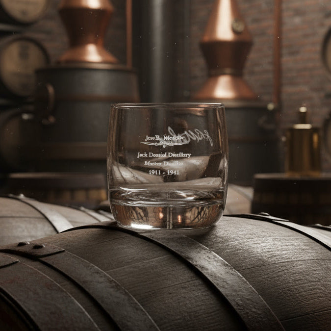 Jack Daniel's Master Distiller Glass Jess Motlow - The Whiskey Cave