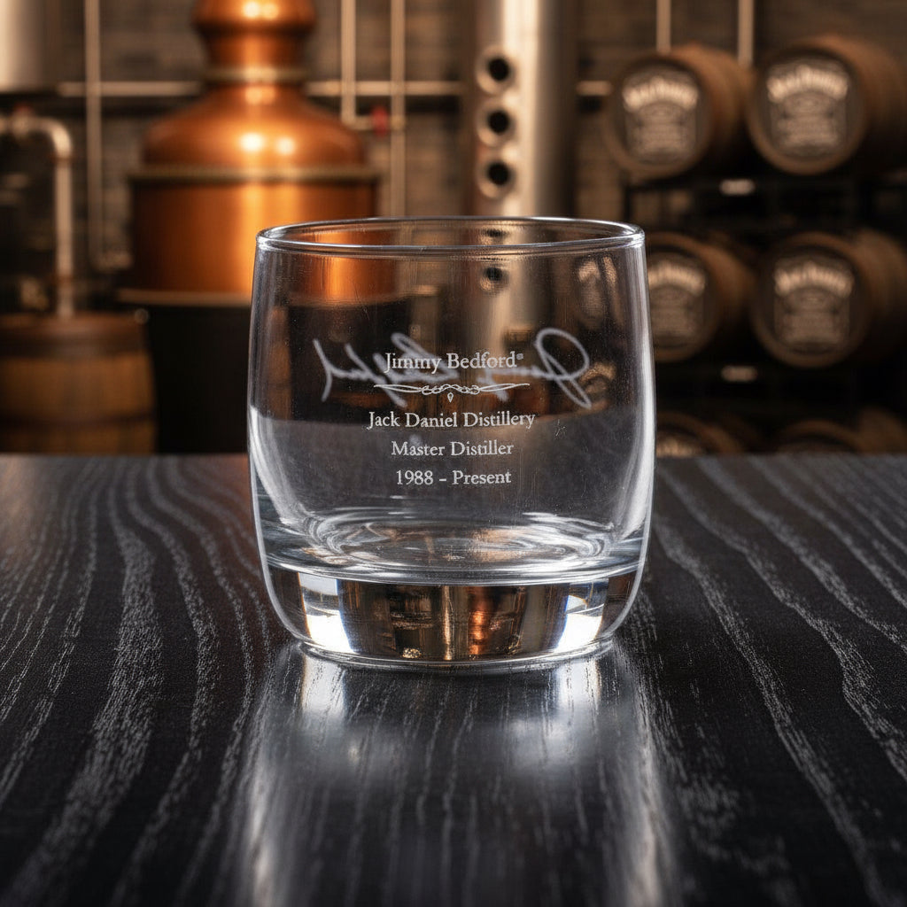 Jack Daniel's Master Distiller Glass Jimmy Bedford - The Whiskey Cave