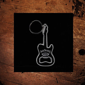 Jack Daniel’s Metal Enameled Guitar Keychain - The Whiskey Cave