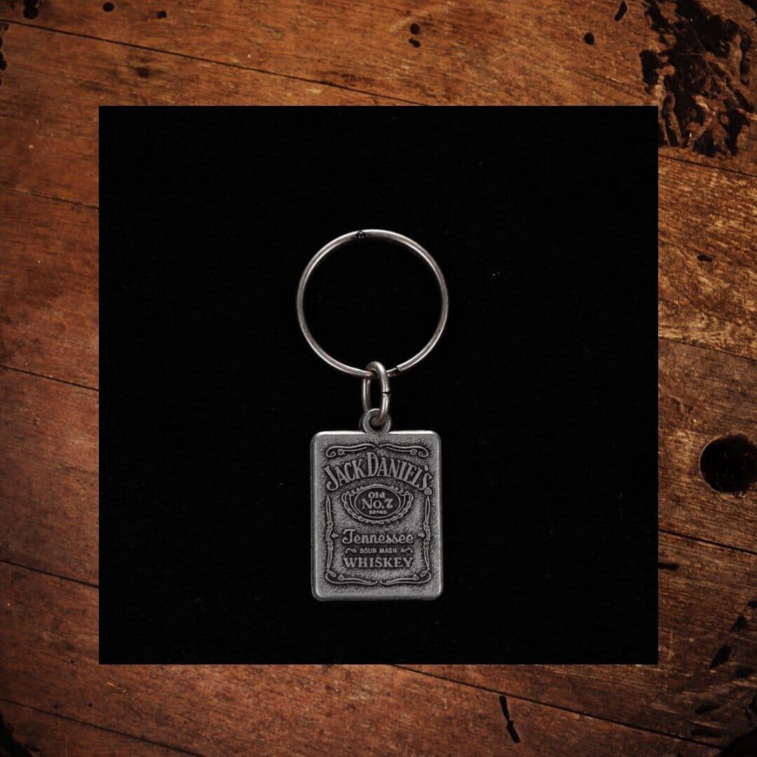 Jack Daniel’s Metal Label Key Ring - The Whiskey Cave