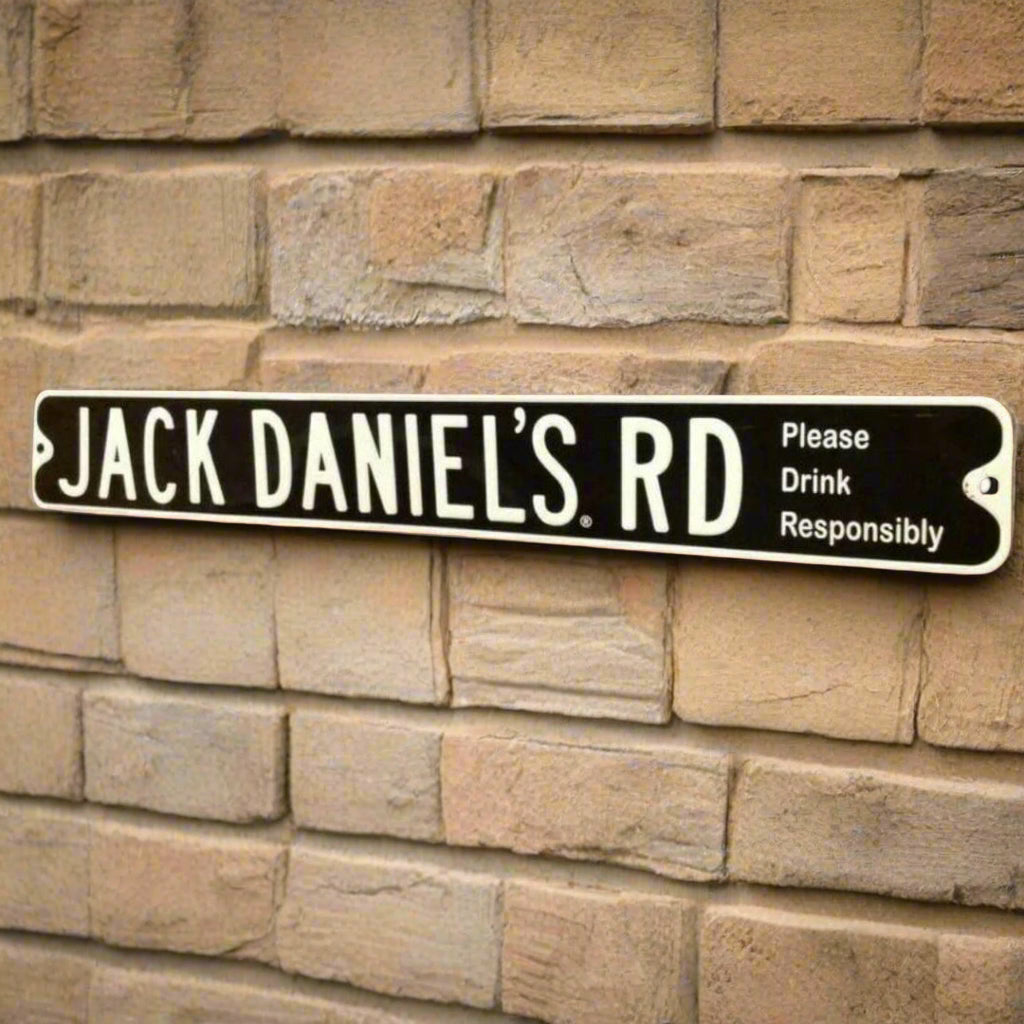Jack Daniel’s Metal Street Sign 41” x 6” - The Whiskey Cave