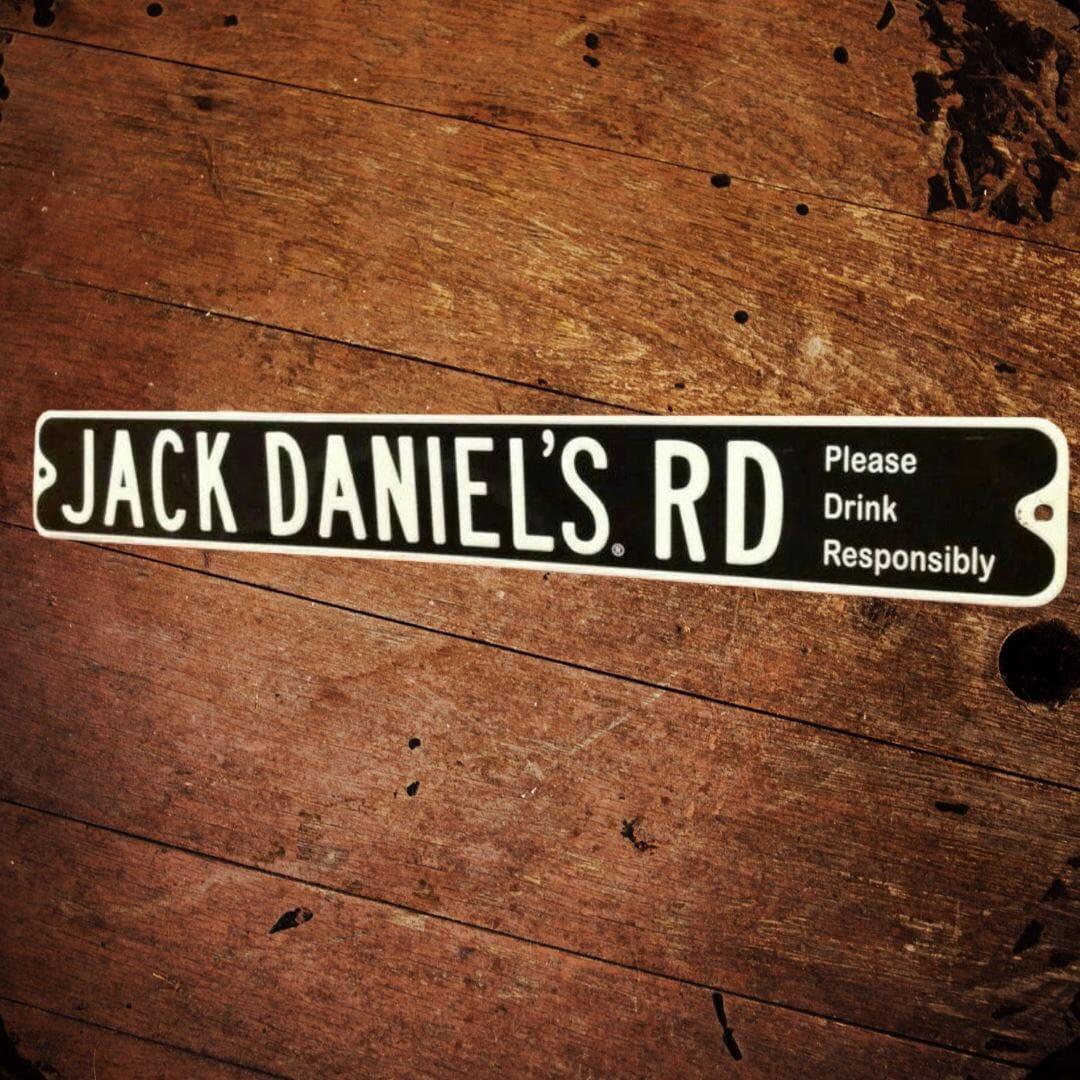 Jack Daniel’s Metal Street Sign 41” x 6” - The Whiskey Cave
