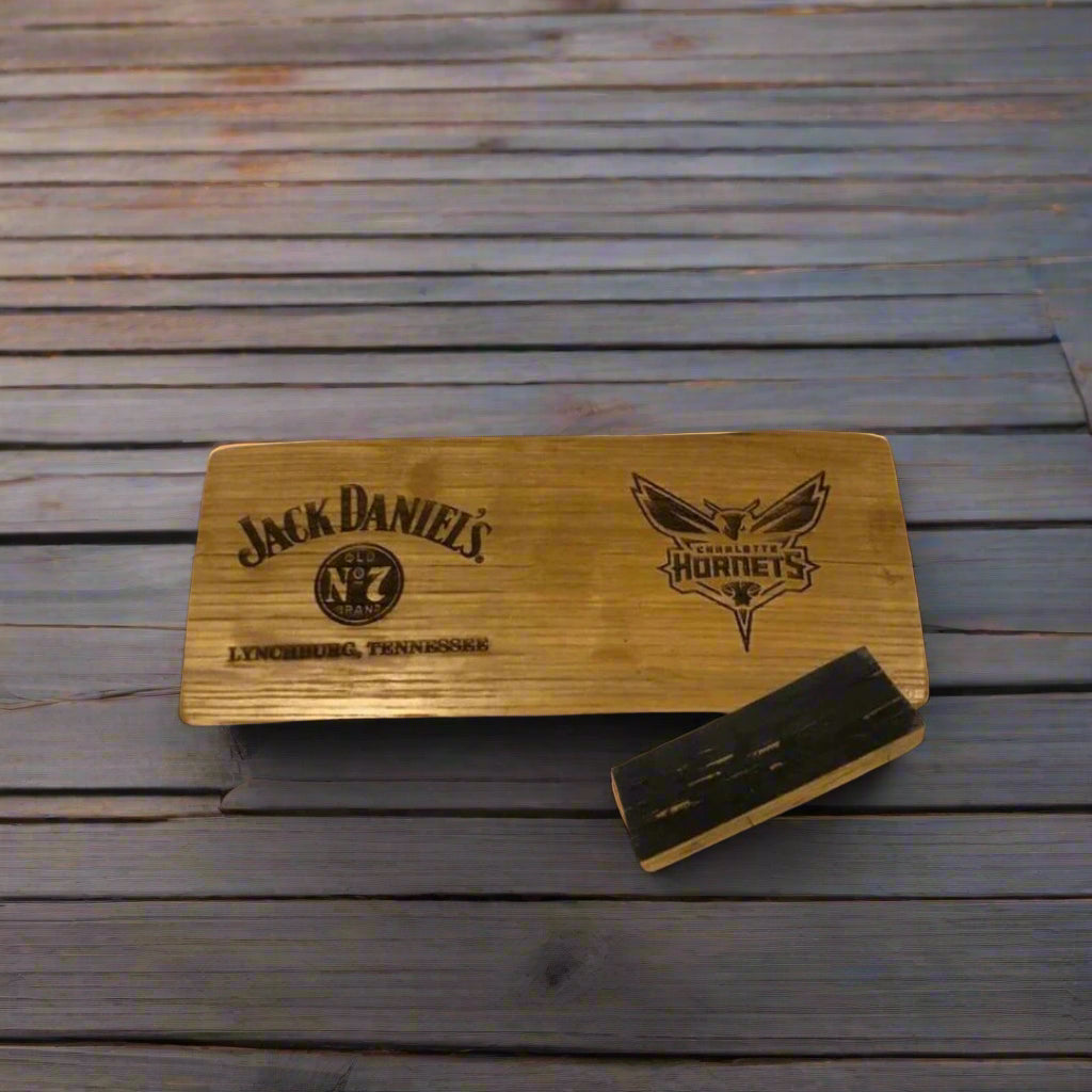 Jack Daniel’s NBA Charlotte Hornets Etched Barrel Stave - The Whiskey Cave