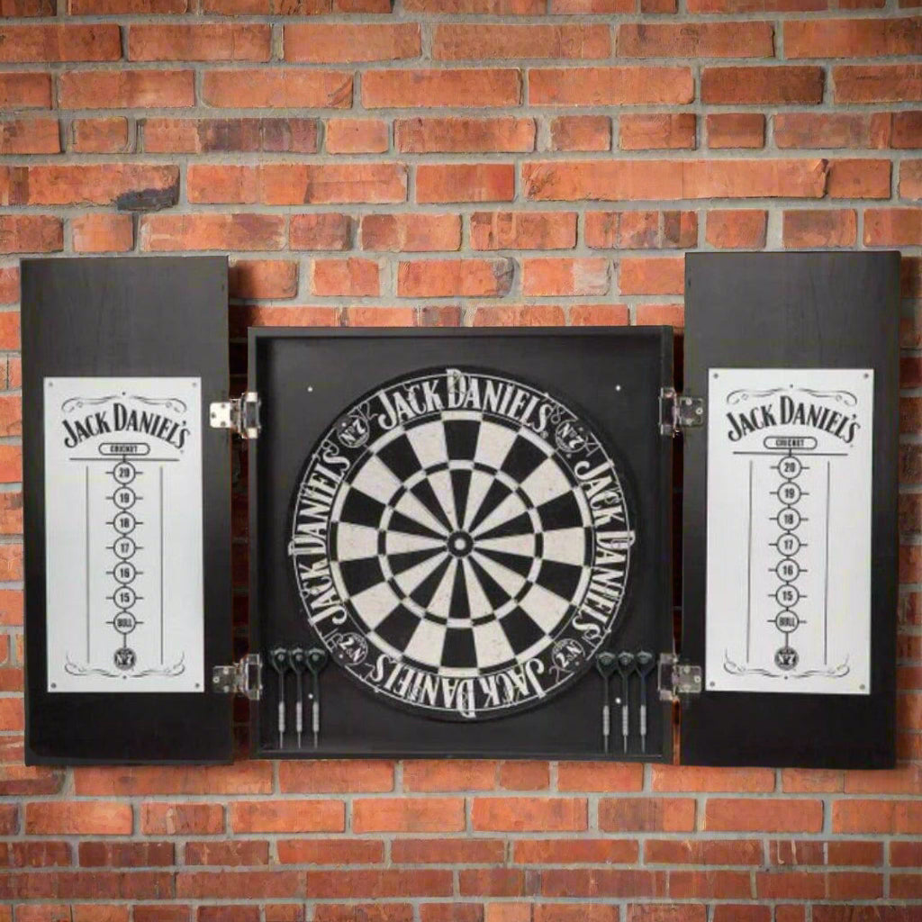 Jack Daniel’s Old No 7 Dartboard Cabinet - The Whiskey Cave