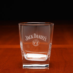 Jack Daniel’s Old No 7 Etched Rocks Glass - The Whiskey Cave
