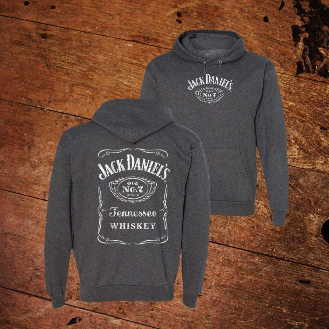 Jack Daniel’s Old No 7 Gray Hoodie - The Whiskey Cave