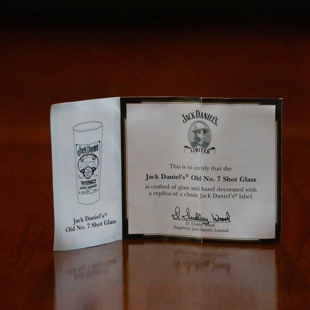 Jack Daniel’s Old No 7 Legacy Shot Glass - The Whiskey Cave