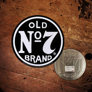 Jack Daniel’s Old No 7 NEW Round Tin Sign - The Whiskey Cave