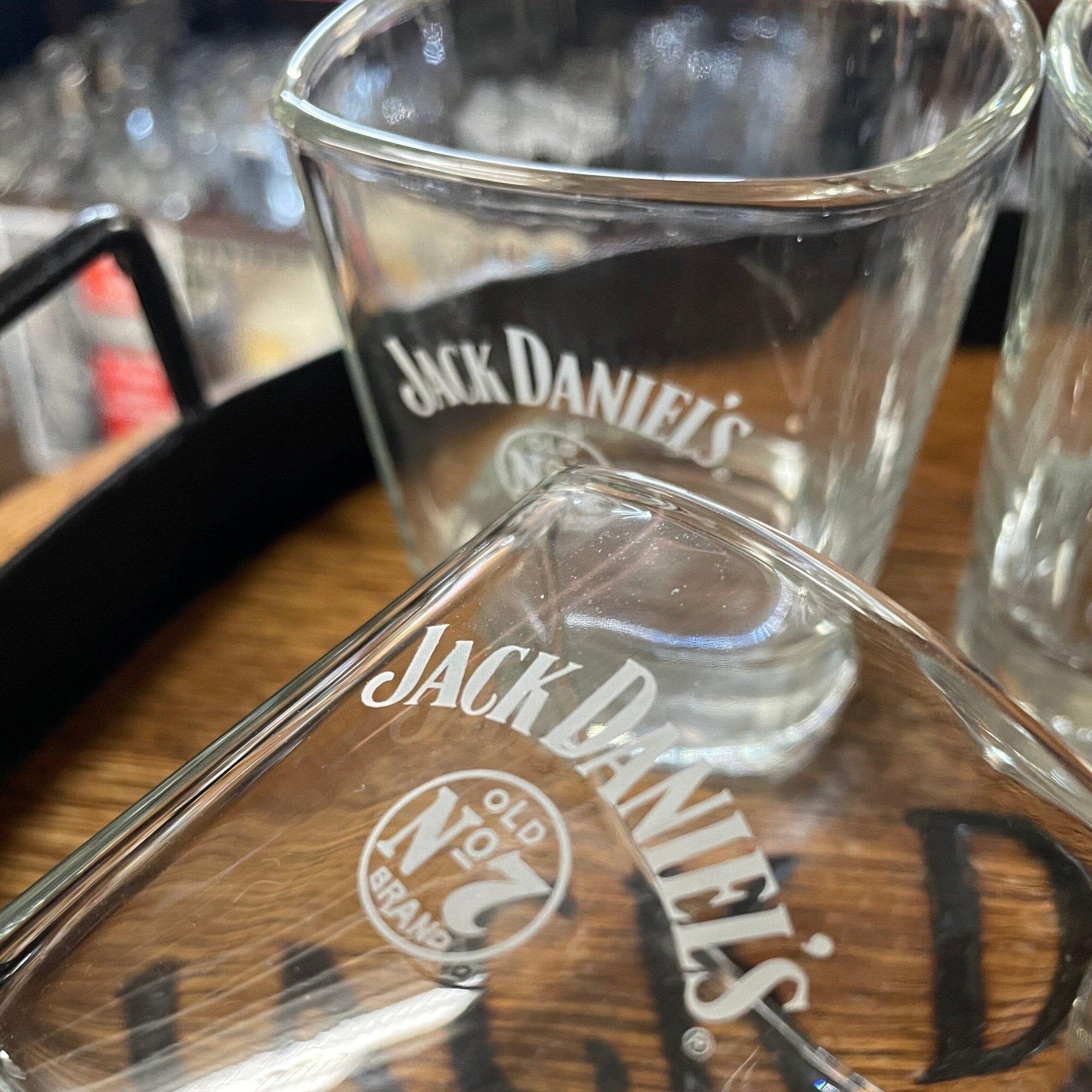 Jack Daniel’s Old No 7 Rocks Glass Embossed Bottom - The Whiskey Cave