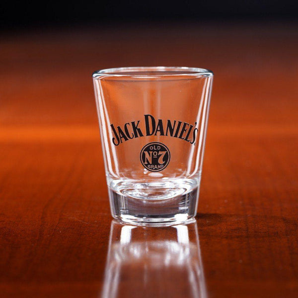 Vintage Jack Daniel's old no. 7 rock glasses & newest shotglasses