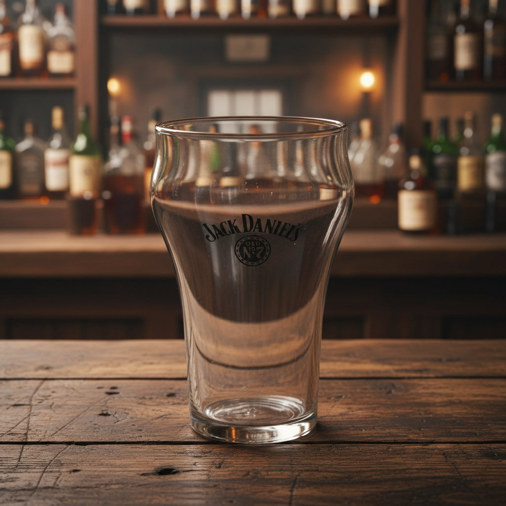 Jack Daniel's Old Style Fountain Glass - The Whiskey Cave