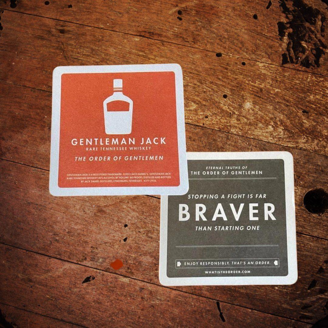 Jack Daniel’s Order of The Gentleman Coaster - The Whiskey Cave