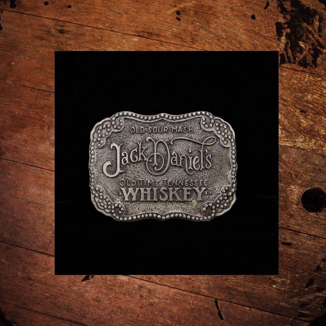 Jack Daniel’s Pewter Look 1980’s Buckle - The Whiskey Cave