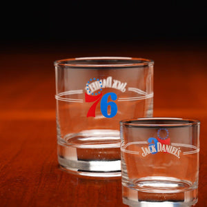 Jack Daniel’s Philadelphia 76’ers Glass - The Whiskey Cave