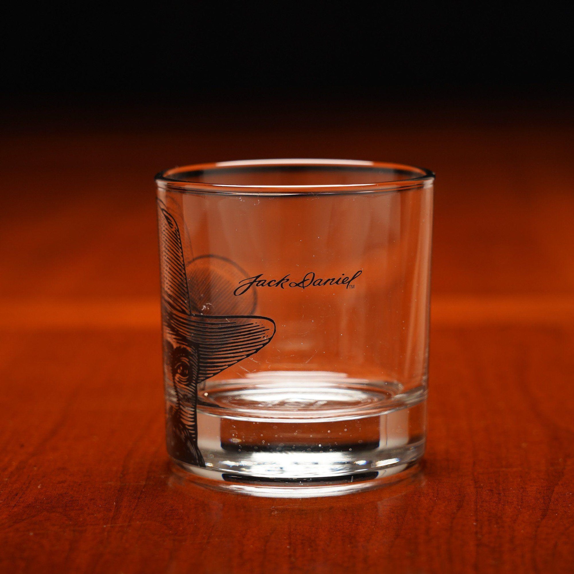 Jack Daniel’s Portrait Rocks Glass with Embossed Bottom - The Whiskey Cave