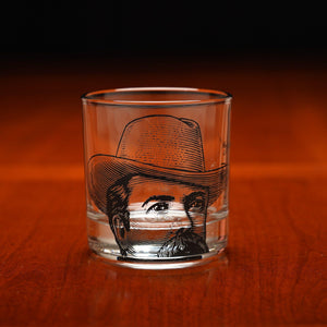 Jack Daniel’s Portrait Rocks Glass with Embossed Bottom - The Whiskey Cave