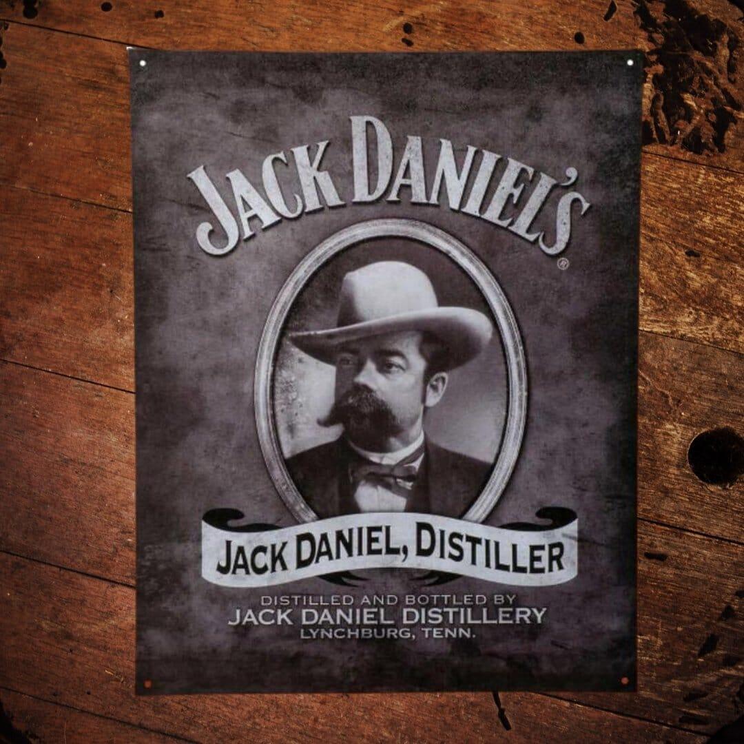 Jack Daniel’s Portrait Tin Sign - The Whiskey Cave