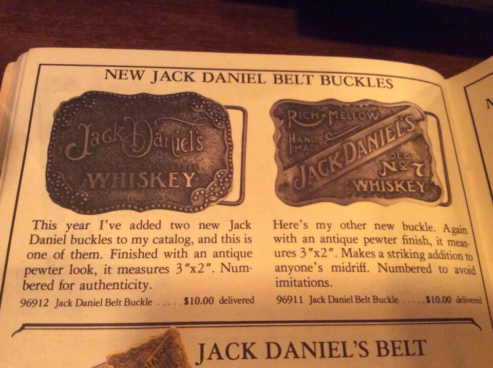 Jack Daniel’s Rich and Mellow 1980’s Buckle - The Whiskey Cave