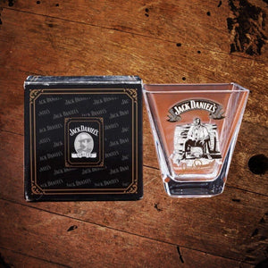 Jack Daniel’s Scenes Whittling Shot Glass - The Whiskey Cave