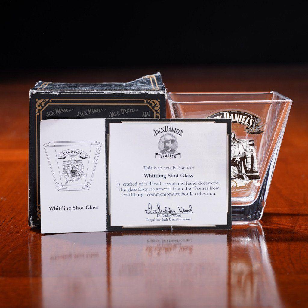 Jack Daniel’s Scenes Whittling Shot Glass - The Whiskey Cave