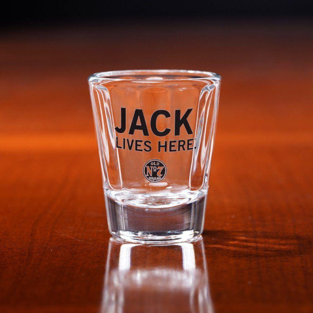 Jack Daniels Shot Glass “Jack Lives Here” - The Whiskey Cave