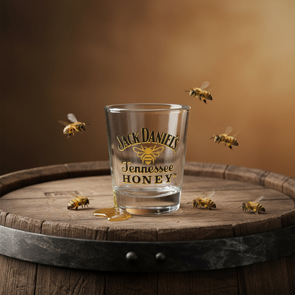 Jack Daniel’s Shot Glass Tennessee Honey 1st Edition - The Whiskey Cave