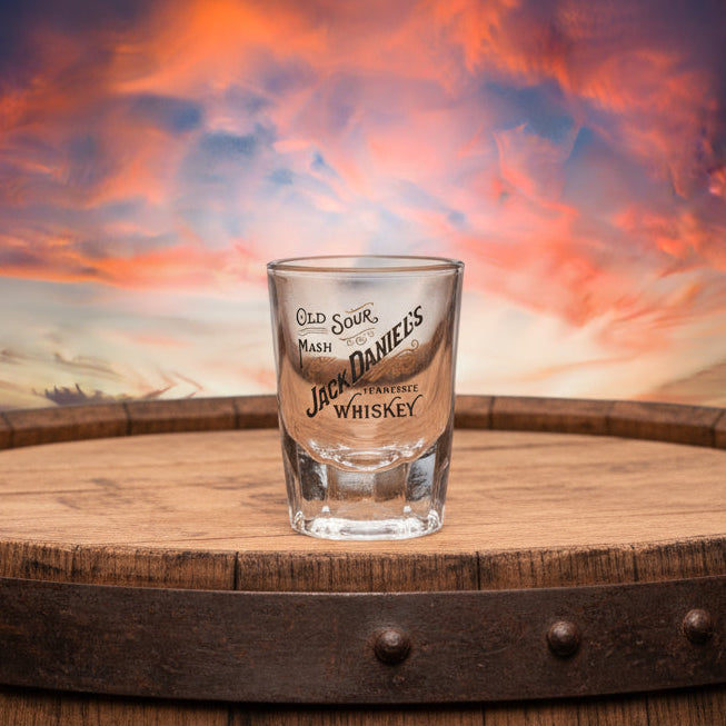Jack Daniel’s Shot Glass Vintage 80’s - The Whiskey Cave