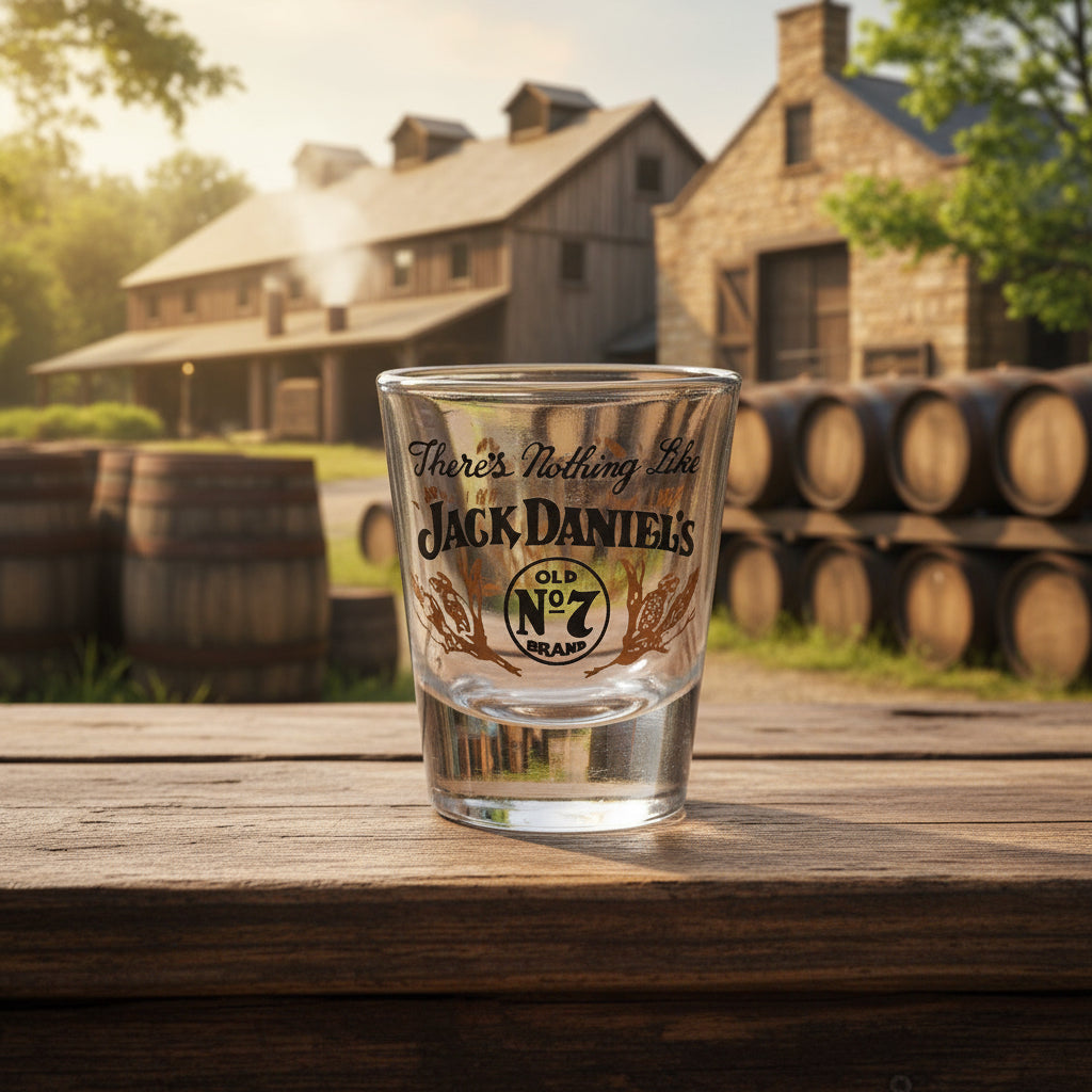 Jack Daniel’s Shot Glass Vintage 80’s - The Whiskey Cave