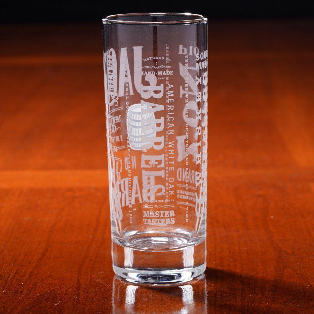 Jack Daniel’s Silver Rimmed Barrel Glass - The Whiskey Cave