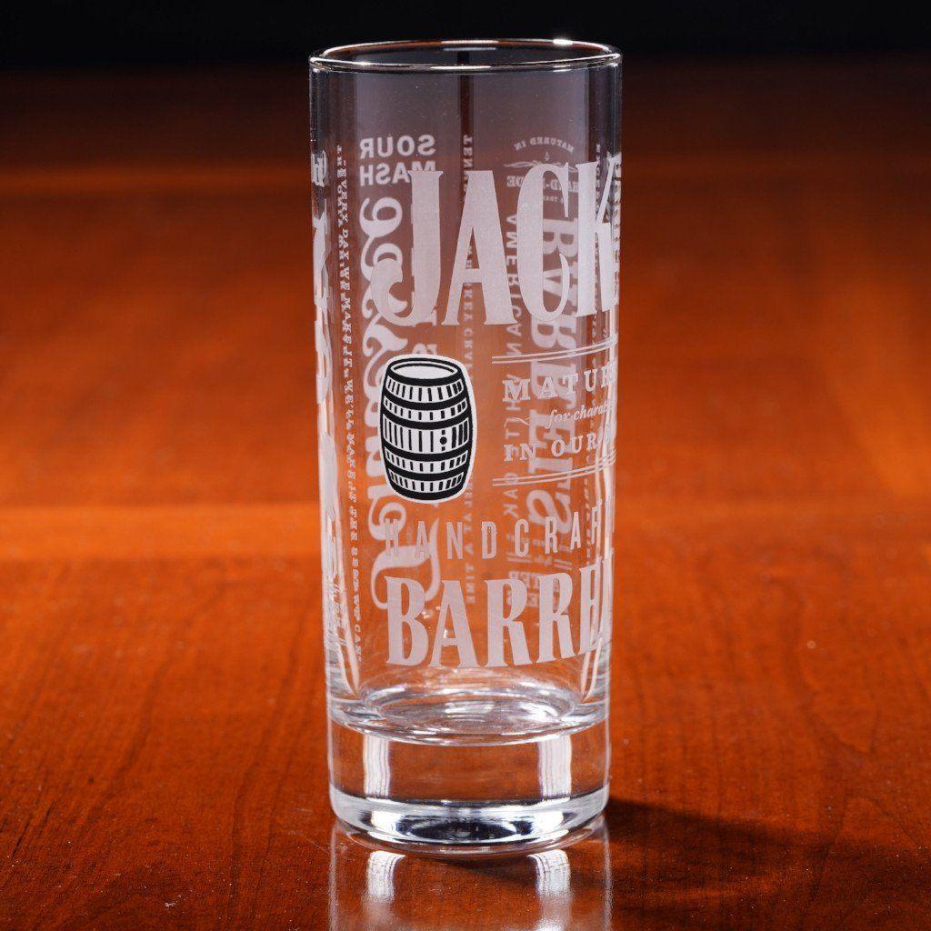 Jack Daniel’s Silver Rimmed Barrel Glass - The Whiskey Cave
