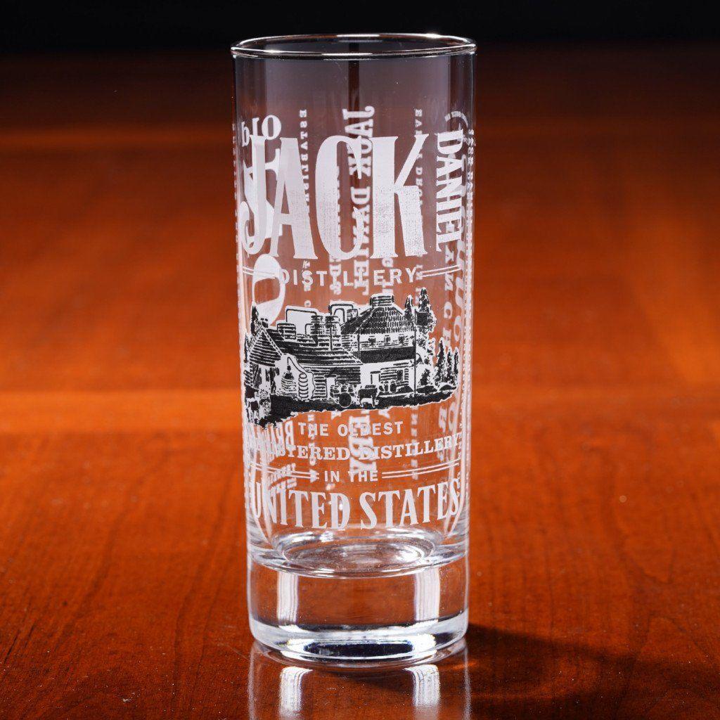 Jack Daniel’s Silver Rimmed Distillery Glass - The Whiskey Cave