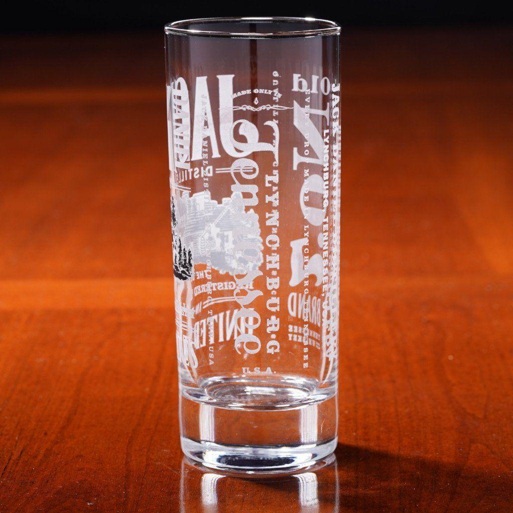 Jack Daniel’s Silver Rimmed Distillery Glass - The Whiskey Cave
