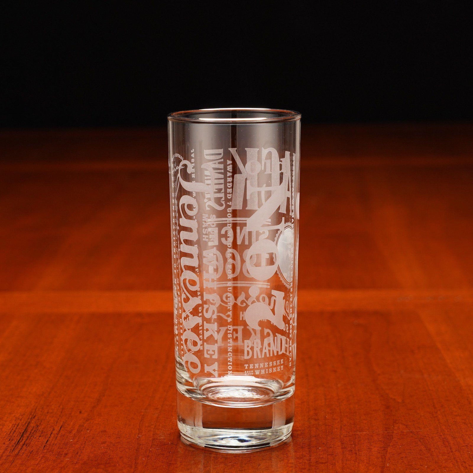 Jack Daniel’s Silver Rimmed Portrait Glass - The Whiskey Cave