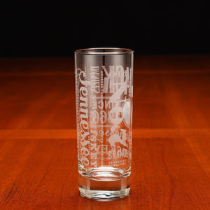 Jack Daniel’s Silver Rimmed Portrait Glass - The Whiskey Cave