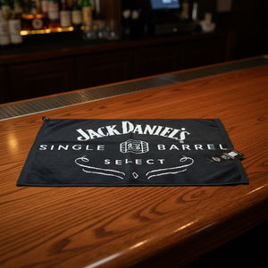 Jack Daniel’s Single Barrel Bar Golf Towel Made in The USA - The Whiskey Cave
