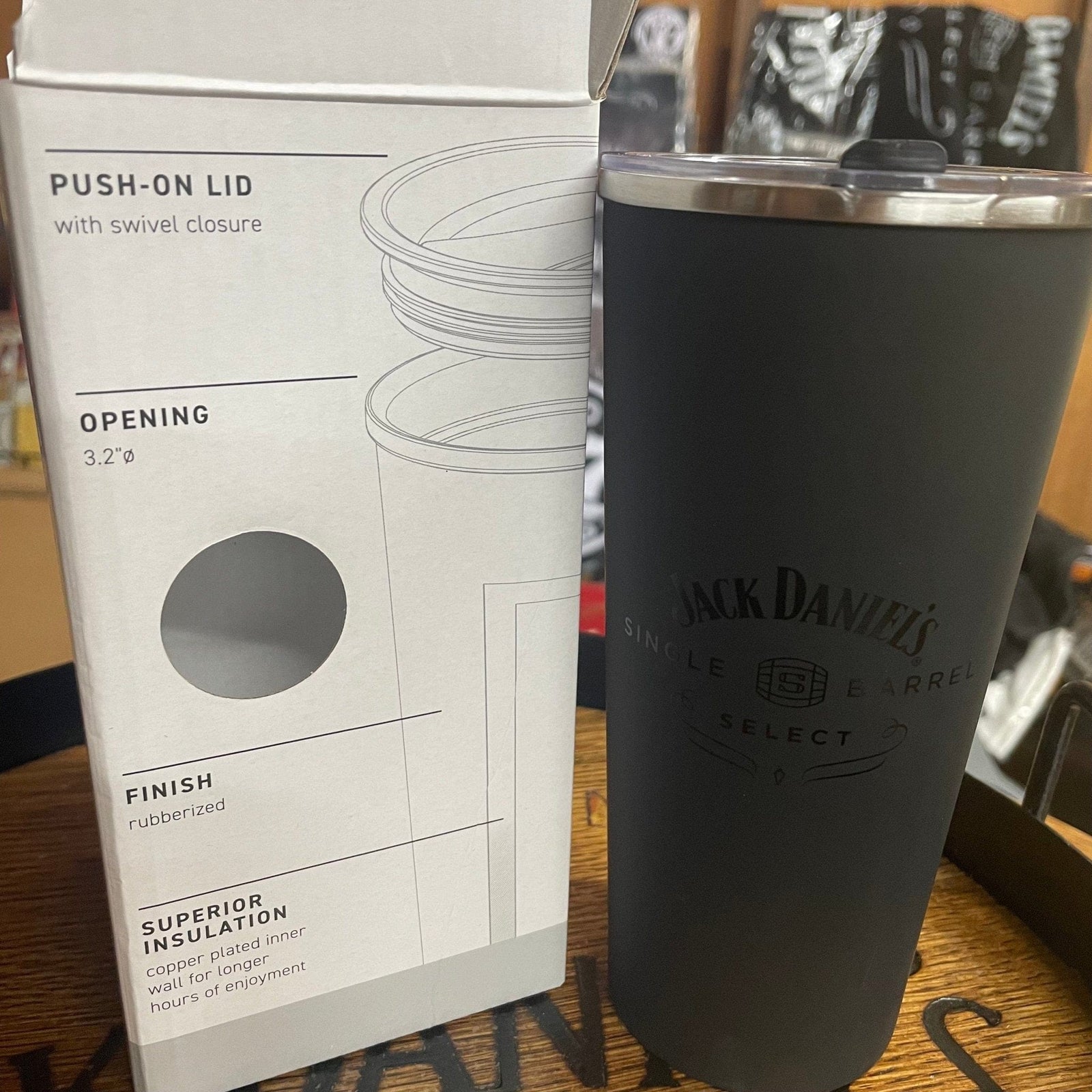 Jack Daniel’s Single Barrel Matte Finish Stainless Tumbler - The Whiskey Cave