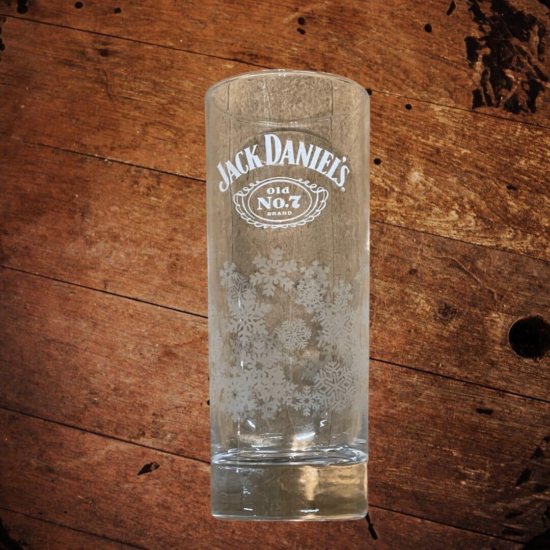 Jack Daniel’s Snowflake Highball Glass Style 2 - The Whiskey Cave