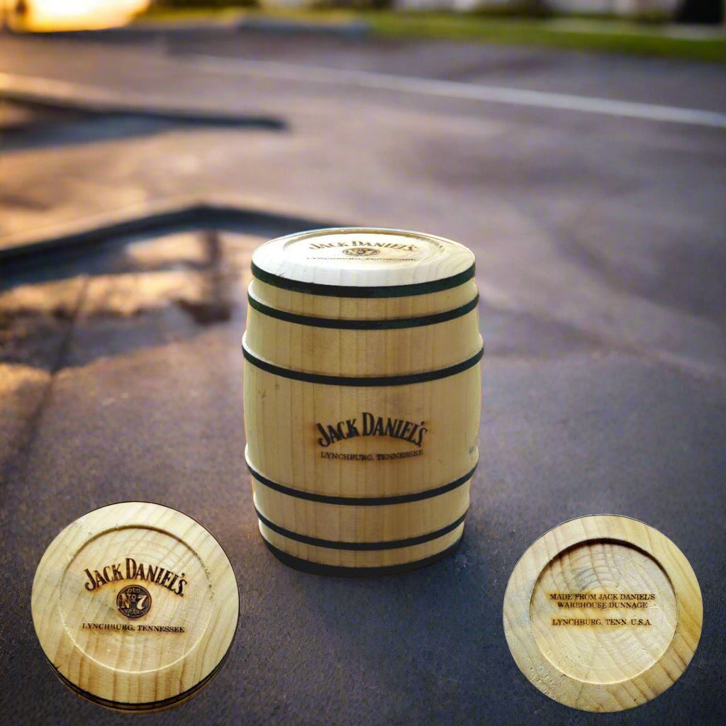 Jack Daniel’s Solid Wood Etched Barrel - The Whiskey Cave