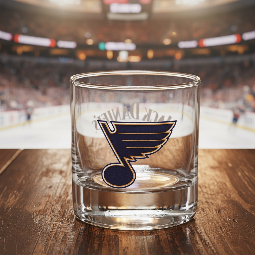 Jack Daniel’s St. Louis Blues NHL Glass - The Whiskey Cave