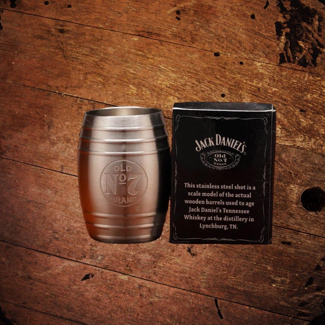 Jack Daniel’s Stainless Barrel Shot Glass Old No. 7 - The Whiskey Cave