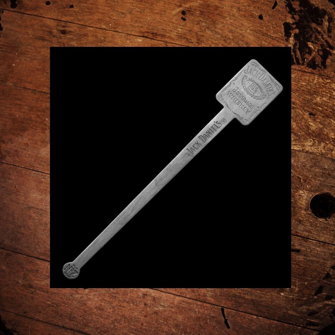 Jack Daniel’s Stainless Black Label Logo Stirrer - The Whiskey Cave