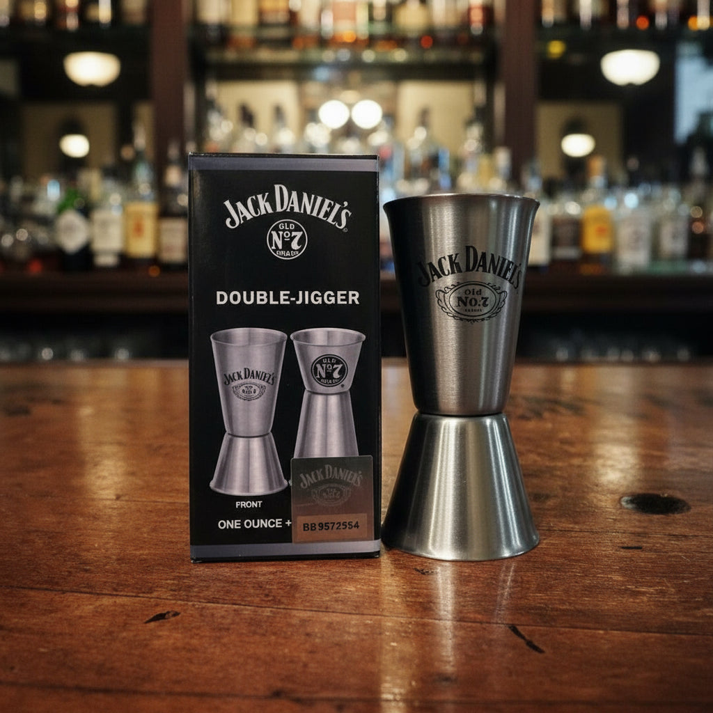 Jack Daniel’s Stainless Steel Barrel Jigger - The Whiskey Cave