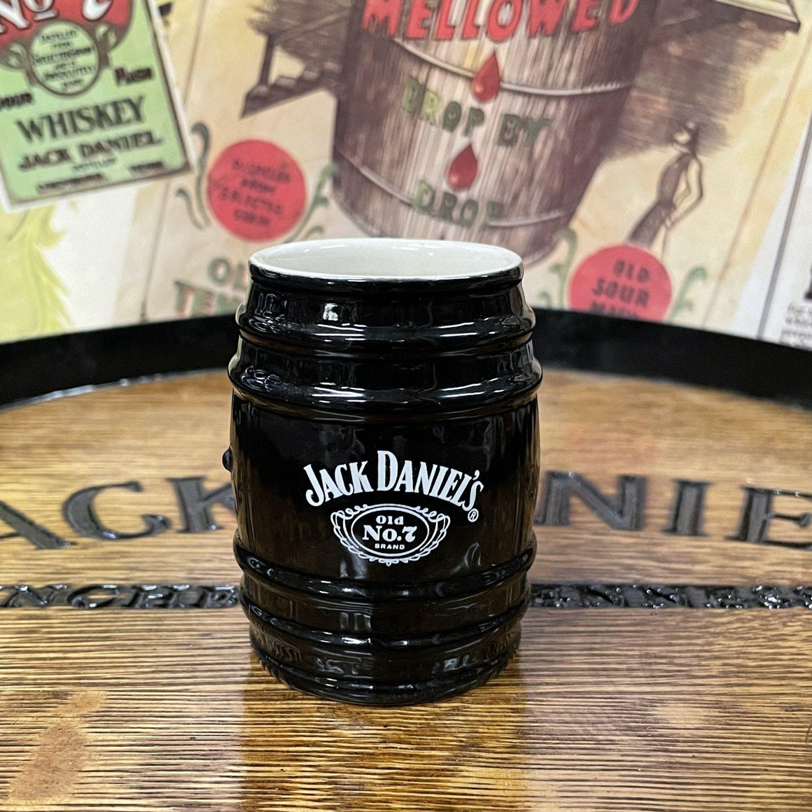 Jack Daniel’s Stoneware Black Barrel Shot Glass - The Whiskey Cave
