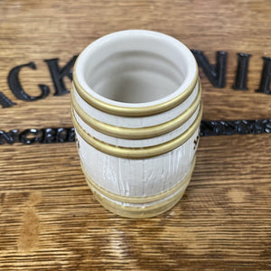 Jack Daniel’s Stoneware Tennessee Honey Barrel Shot Glass - The Whiskey Cave