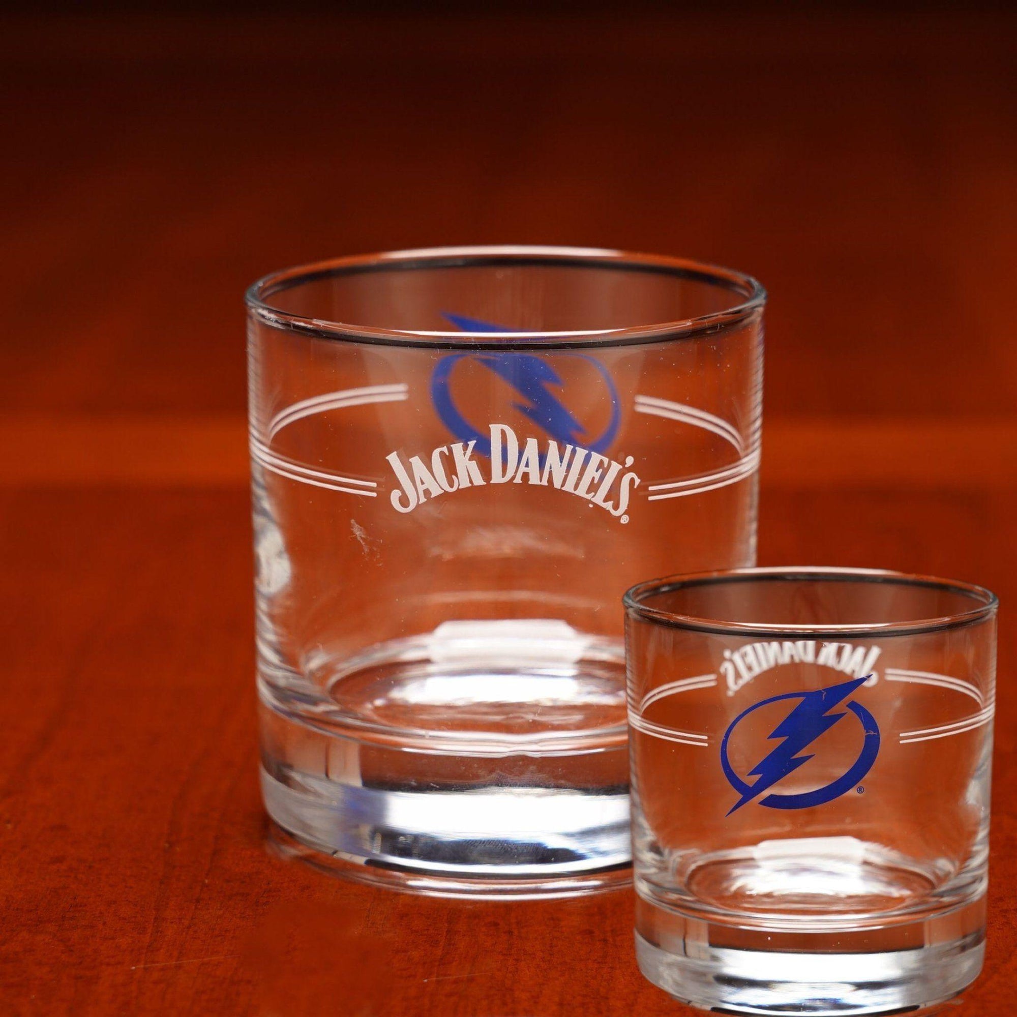Jack Daniel’s Tampa Bay Lightening Glass - The Whiskey Cave