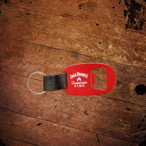 Jack Daniel’s Tennessee Fire Bottle Opener Key Ring - The Whiskey Cave