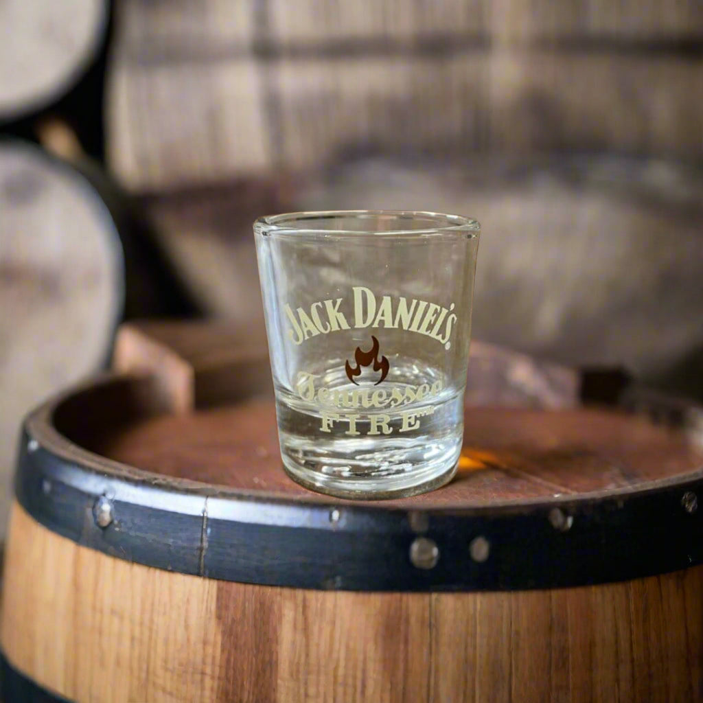 Jack Daniel’s Tennessee Fire Flame Shot Glass - The Whiskey Cave