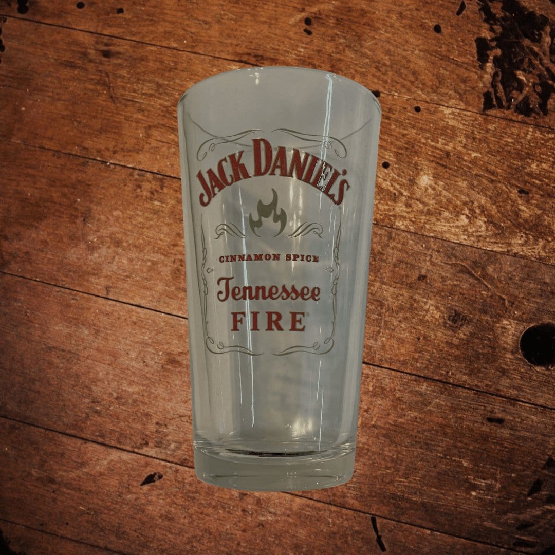 Jack Daniels Tennessee Fire Pint Glass - The Whiskey Cave