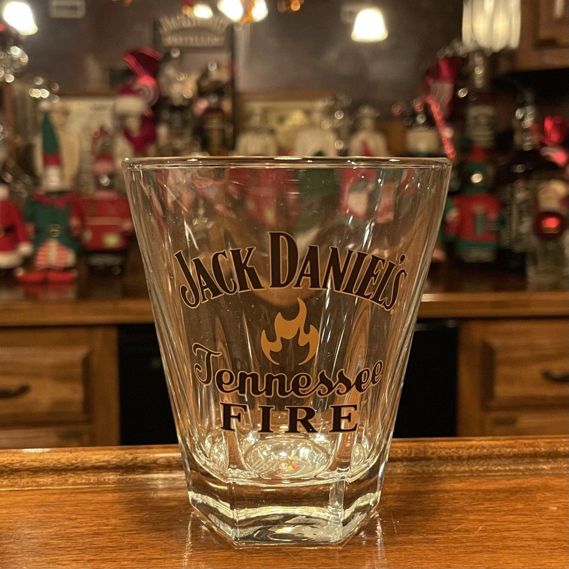 Jack Daniels Tennessee Fire Rocks Glass - The Whiskey Cave